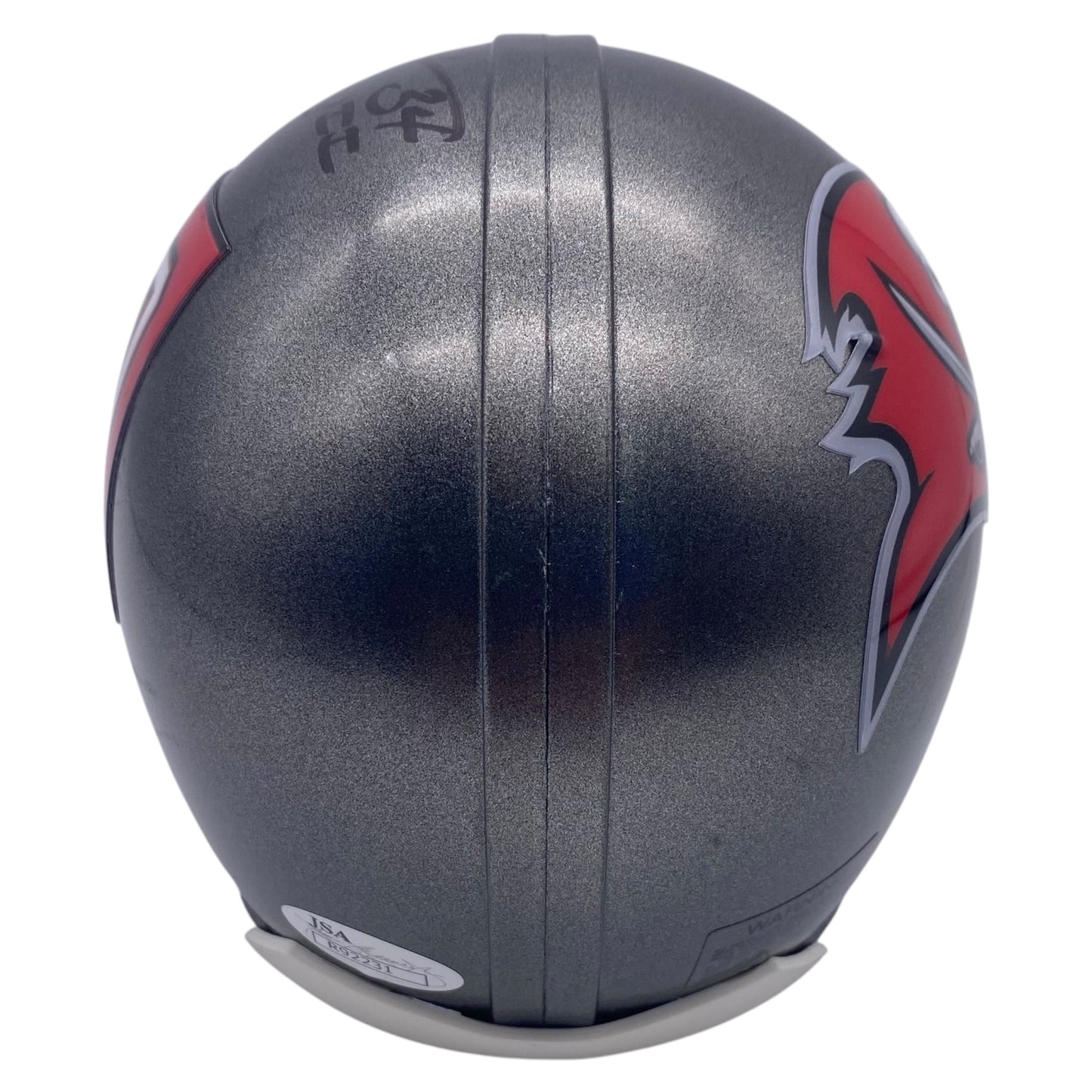 Dexter Jackson Signed Tampa Bay Buccaneers 50th Anniversary Mini Helmet
