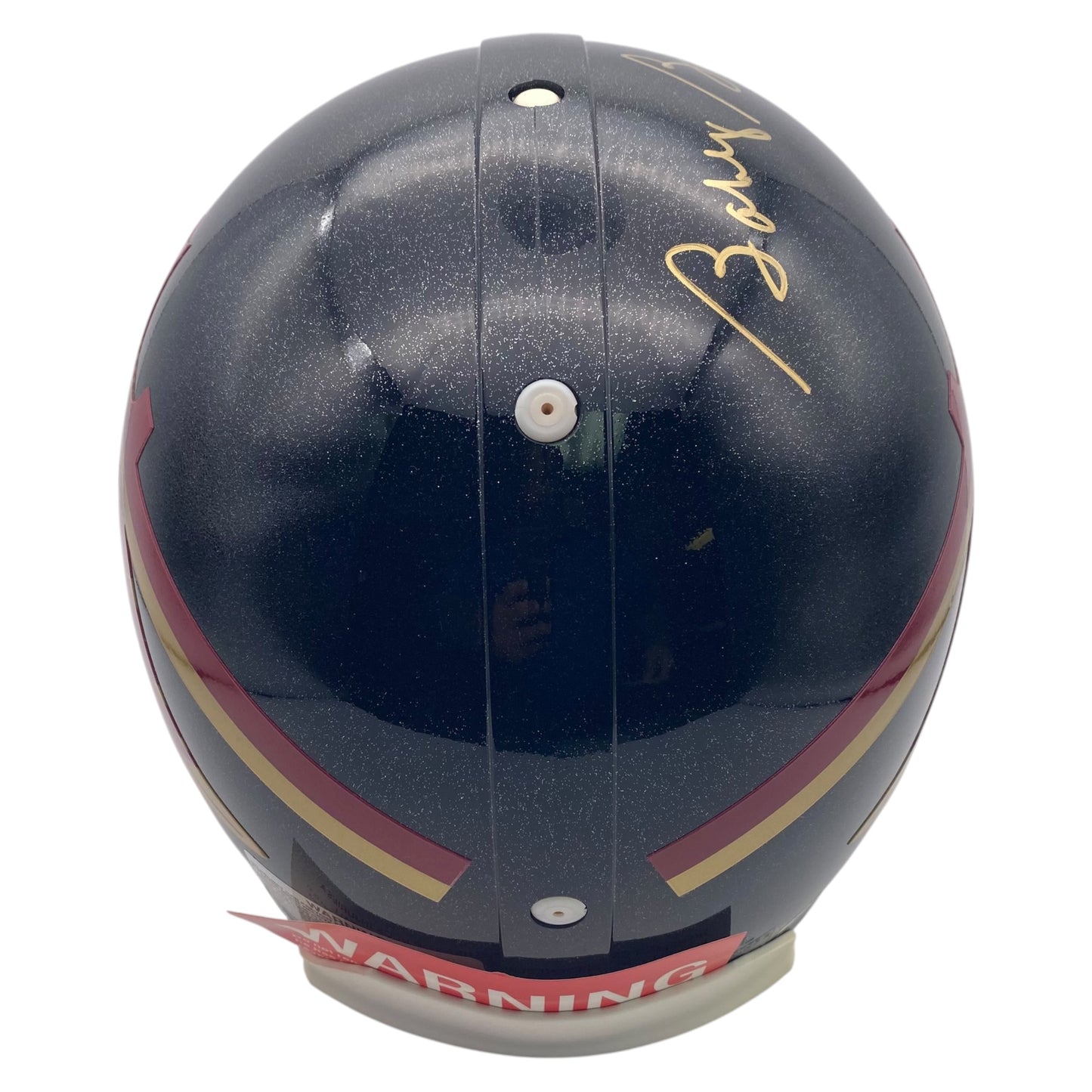 Coach Bobby Bowden Signed Florida State Seminoles Black Alternate Full Size Authentic Football Helmet