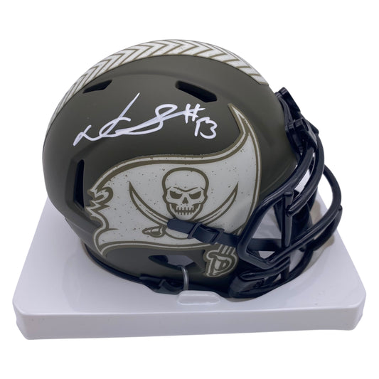 Ndamukong Suh Signed Tampa Bay Buccaneers Salute to Service 2022 Alternate Speed Mini Helmet