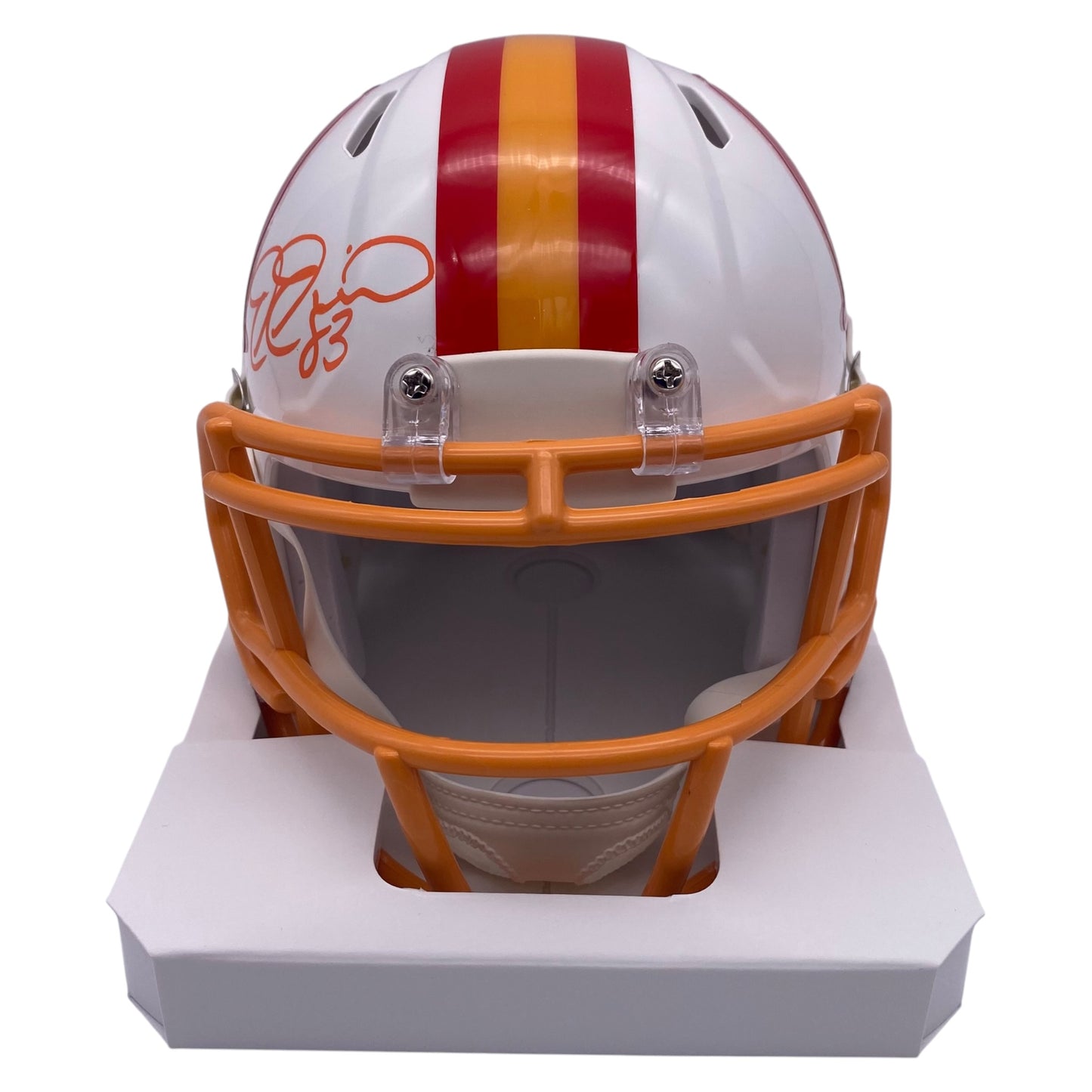 Joe Jurevicius Signed Tampa Bay Buccaneers 76-96 Mini Helmet