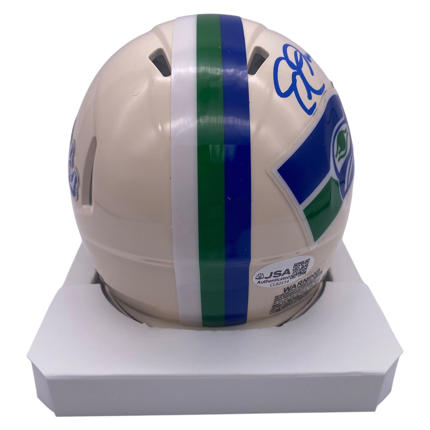 Joe Jurevicius Signed Seattle Seahawks Retro Alternate Mini Helmet