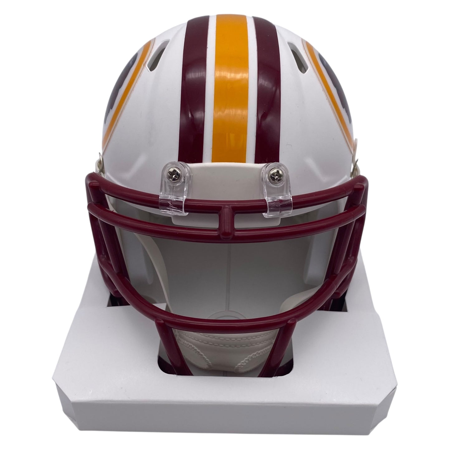 Terry McLaurin Signed Washington Redskins Commanders Flat White Alternate Mini Football Helmet