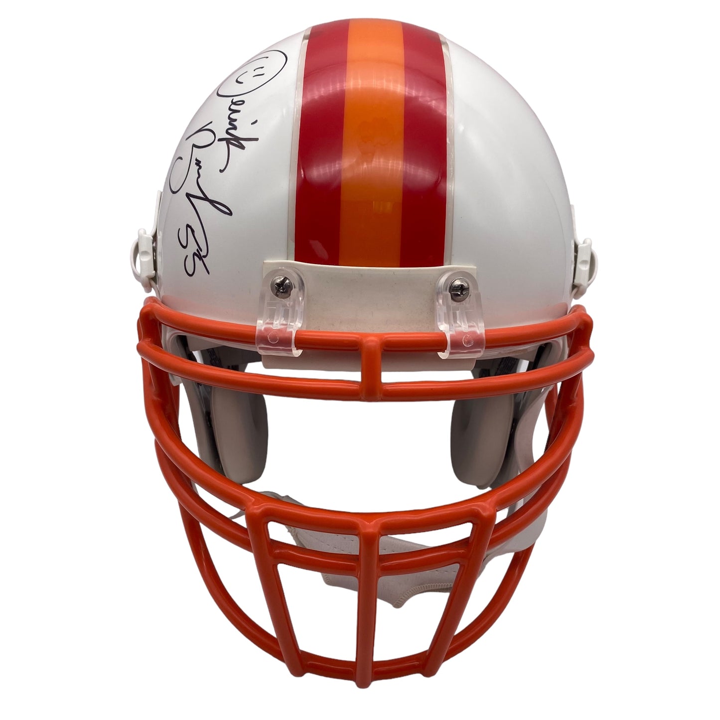 Derrick Brooks Tampa Bay Buccaneers Full Size Authentic On Field 76-96 Game Issue Style Helmet