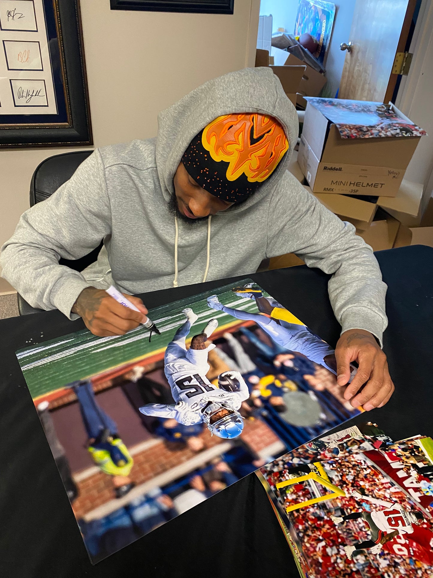 Tez Johnson Signed Oregon Ducks 16x20 Photo