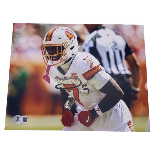 Bucky Irving Signed Tampa Bay Buccaneers 8x10 Photo
