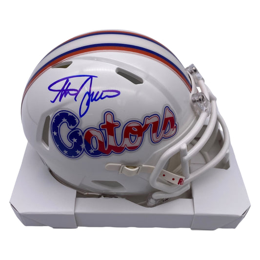 Steve Spurrier Signed Florida Gators Mini Speed Football Helmet