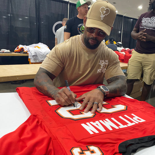 Michael Pittman Signed Red #32 Jersey - Tampa Bay Buccaneers RB