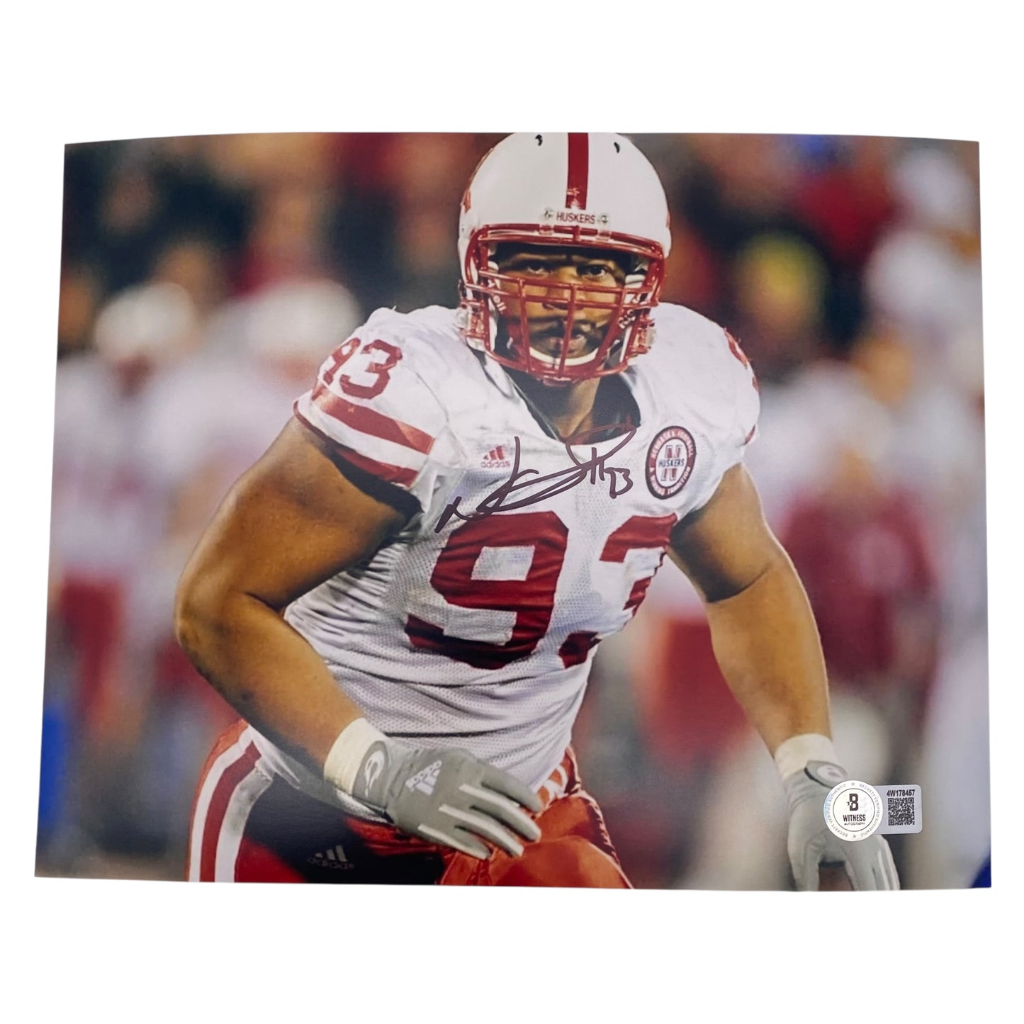 Ndamukong Suh Signed Nebraska Cornhuskers 8x10 Photo
