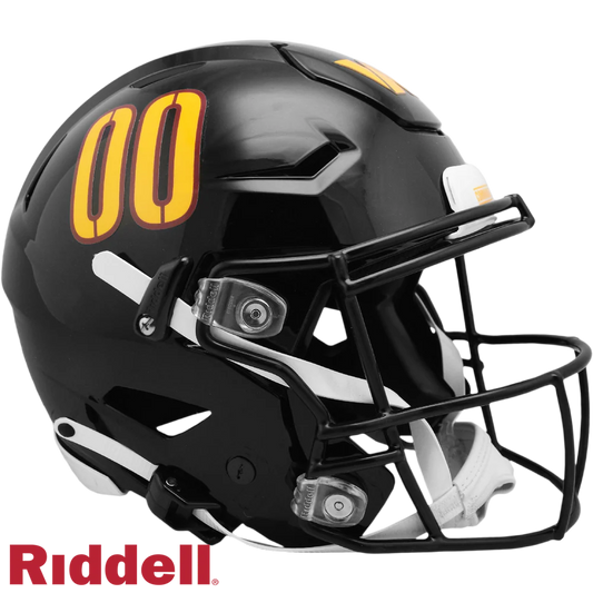 Jacory Croskey-Merritt Signed Washington Commanders Black Alternate Speed Flex Authentic Helmet