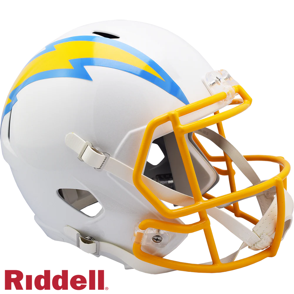 Ladd McConkey Signed Los Angeles Chargers Speed Replica Full Size Football Helmet