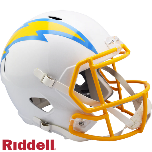 Ladd McConkey Signed Los Angeles Chargers Speed Replica Full Size Football Helmet