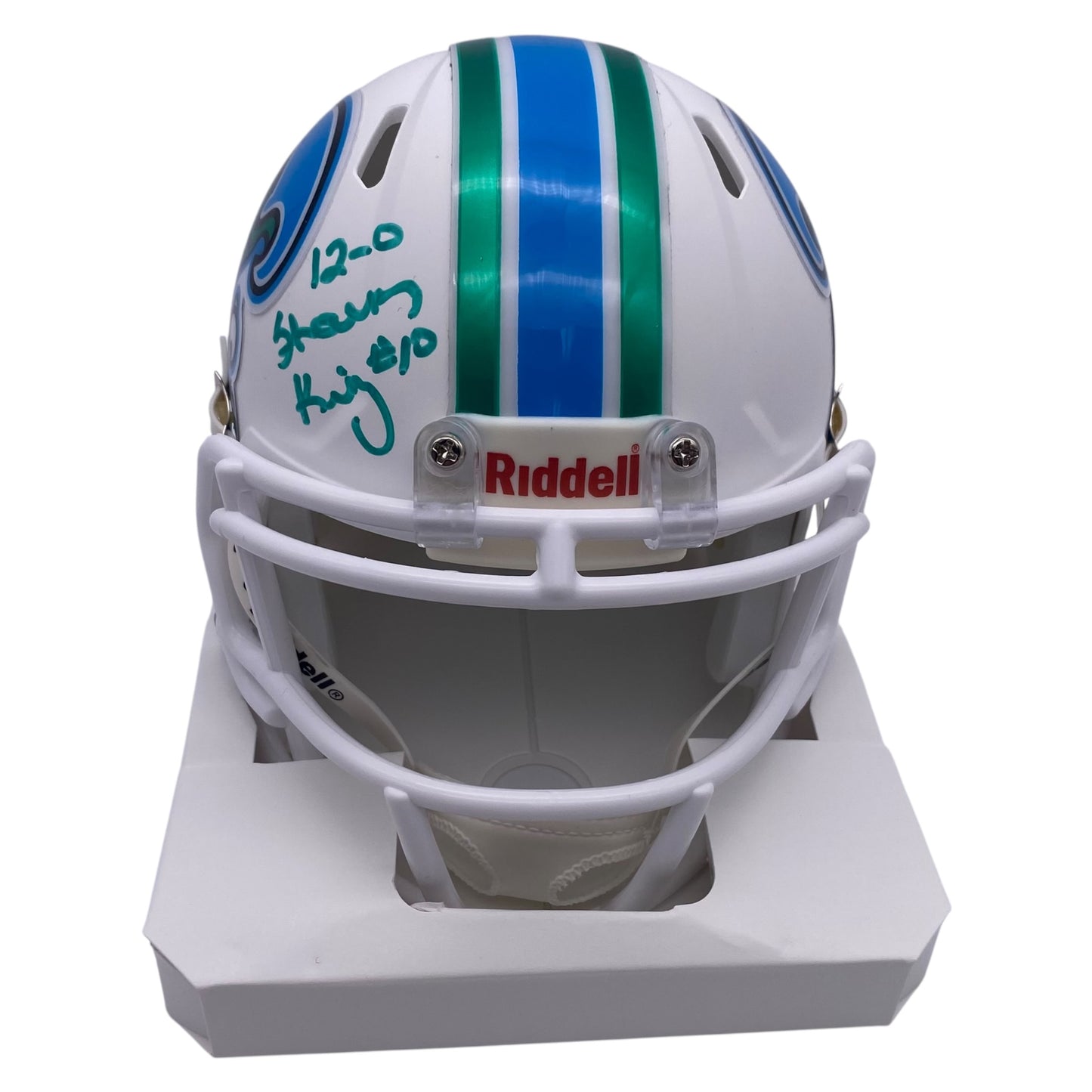 Shaun King Signed Tulane Green Wave Mini Speed Football Helmet