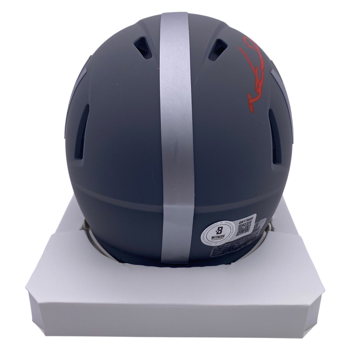Ndamukong Suh Signed Nebraska Cornhuskers Slate Alternate Speed Mini Helmet