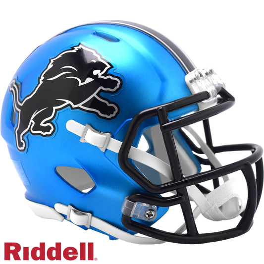 Ndamukong Suh Signed Detroit Lions Blue 2024 Alternate Speed Mini Helmet