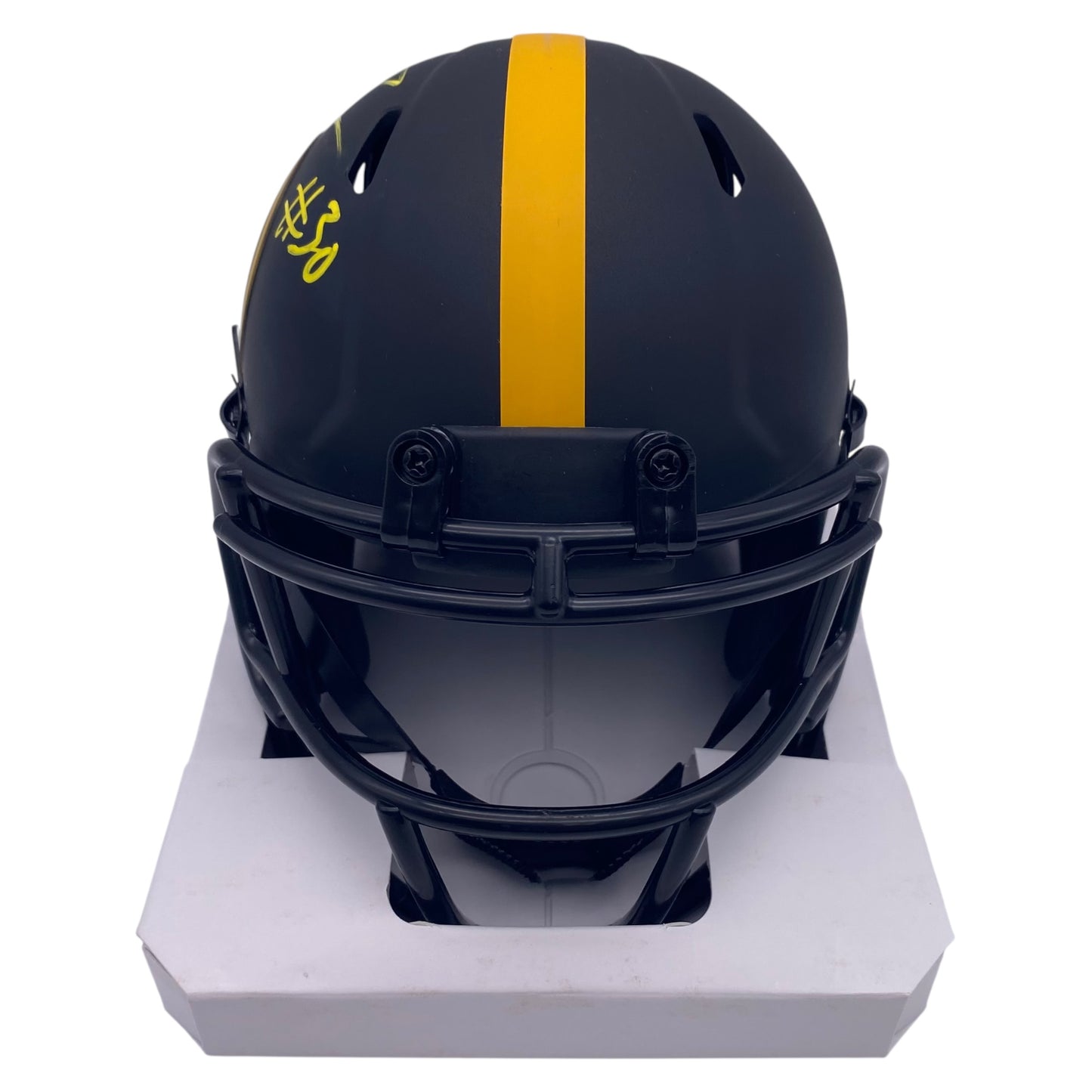 Jaylen Warren signed Pittsburgh Steelers Eclipse Alternate Speed Mini Helmet
