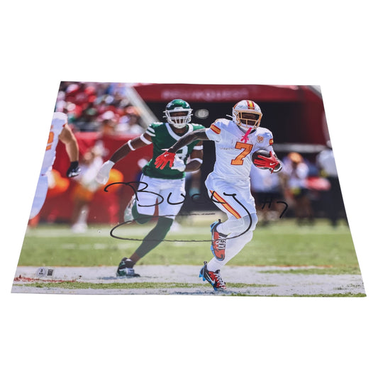 Bucky Irving Signed Tampa Bay Buccaneers 16x20 Photo