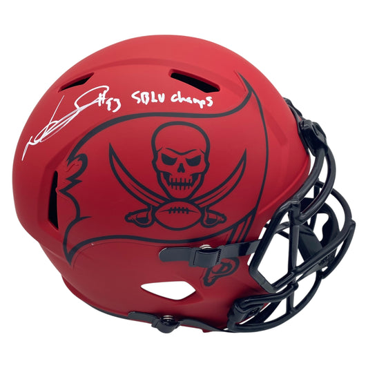 Ndamukong Suh Signed Tampa Bay Buccaneers Rave Alternate Speed Full Size Replica Helmet