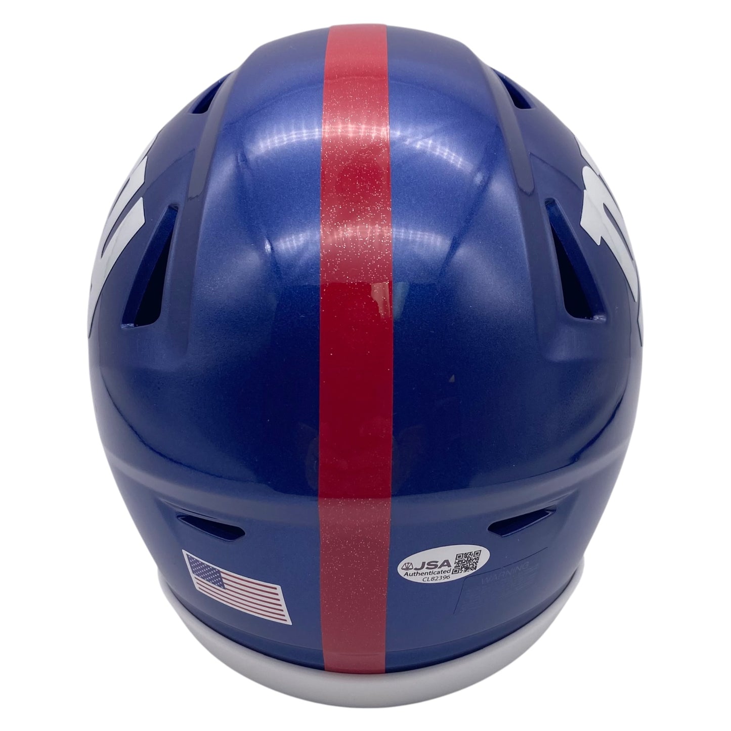 Joe Jurevicius Signed New York Giants SpeedFlex MIDI Mid-Size Football Helmet