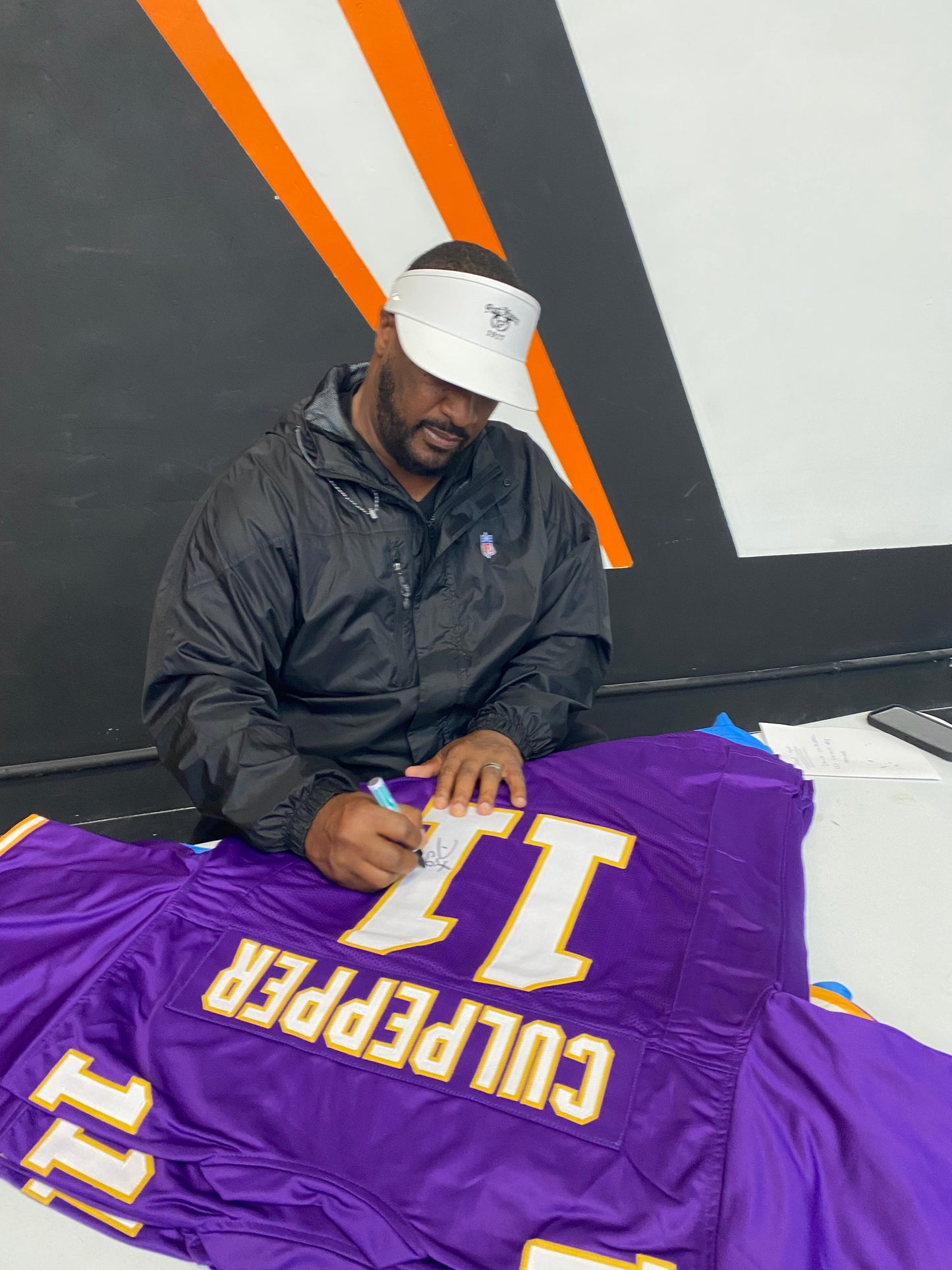 Daunte Culpepper signed Purple #11 stitched jersey - Minnesota Vikings QB
