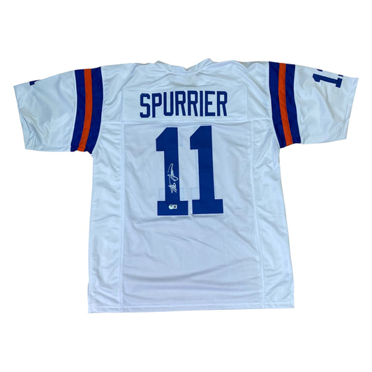 Steve Spurrier Signed #11 Stitched Jersey Florida Gators Style White