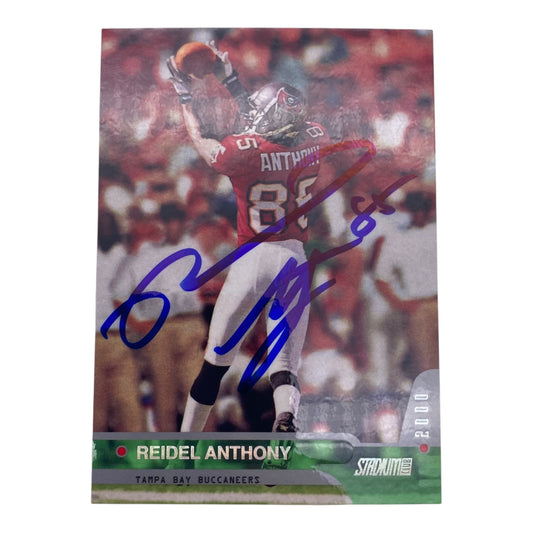 Reidel Anthony Signed Tampa Bay Buccaneers Trading Card