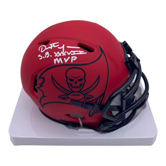Dexter Jackson Signed Tampa Bay Buccaneers Rave Alternate Mini Helmet
