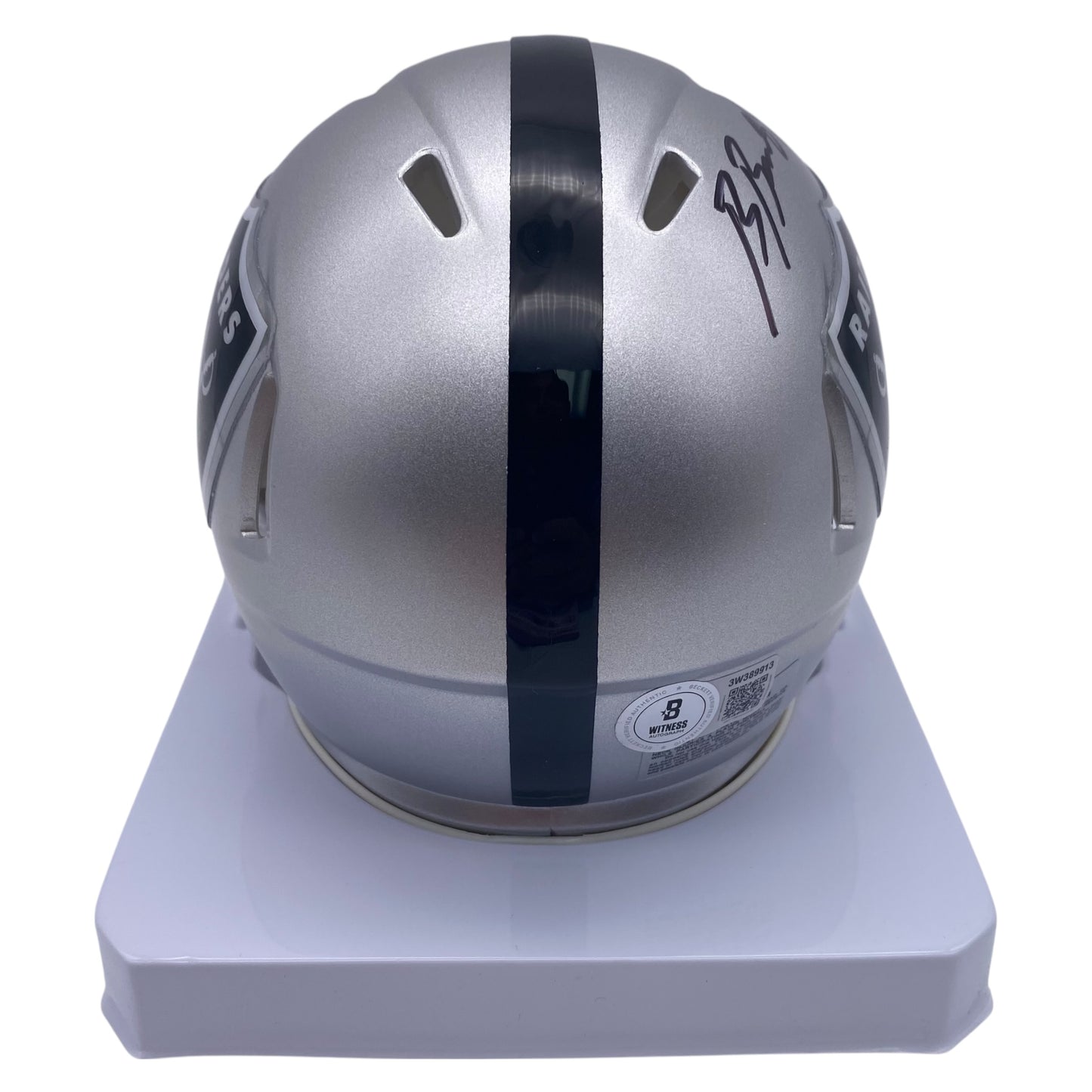 Brock Bowers Signed Las Vegas Raiders Speed Mini Football Helmet