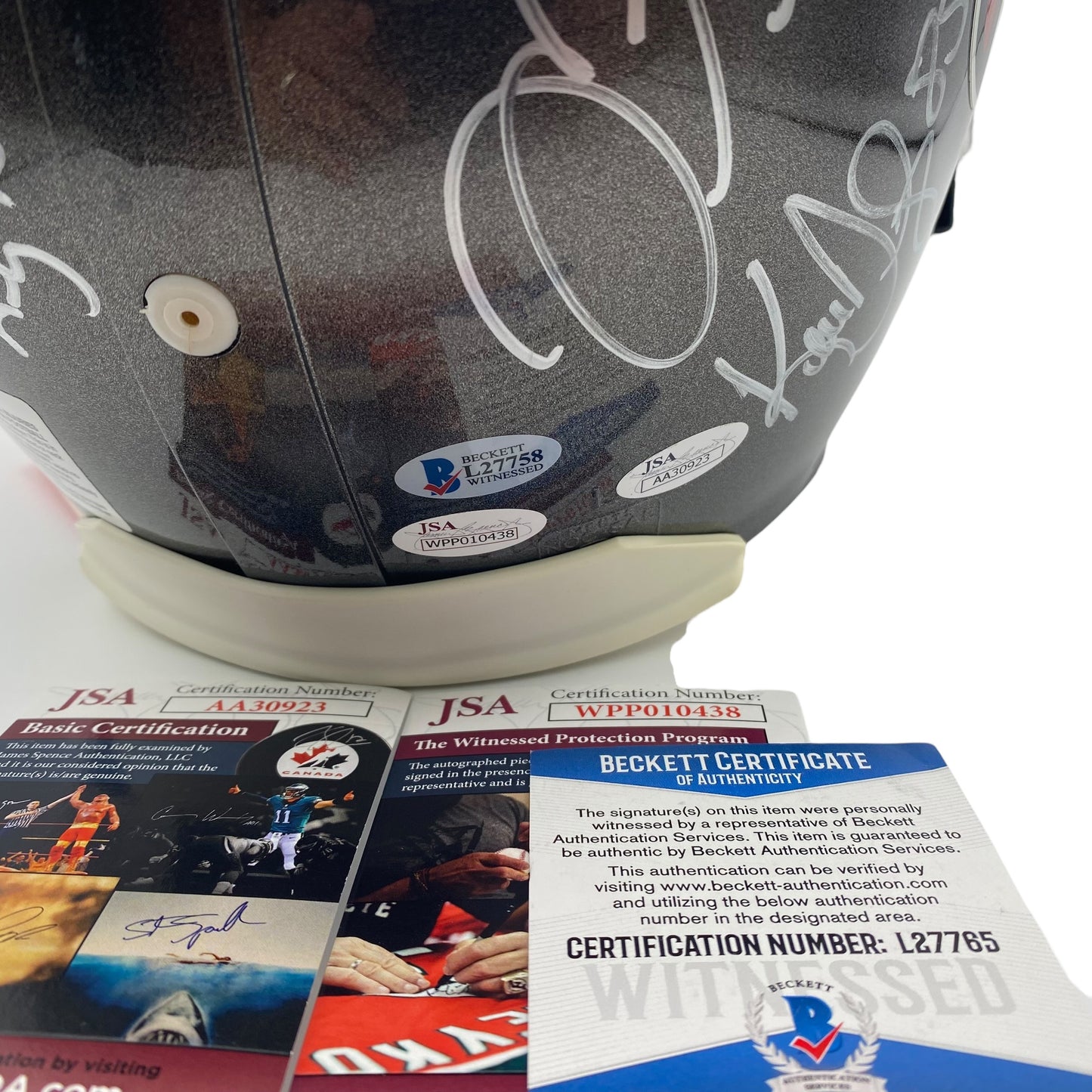 2002 Tampa Bay Buccaneers Full Size Authentic Super Bowl XXXVII Team Signed Helmet - 15 Autographs