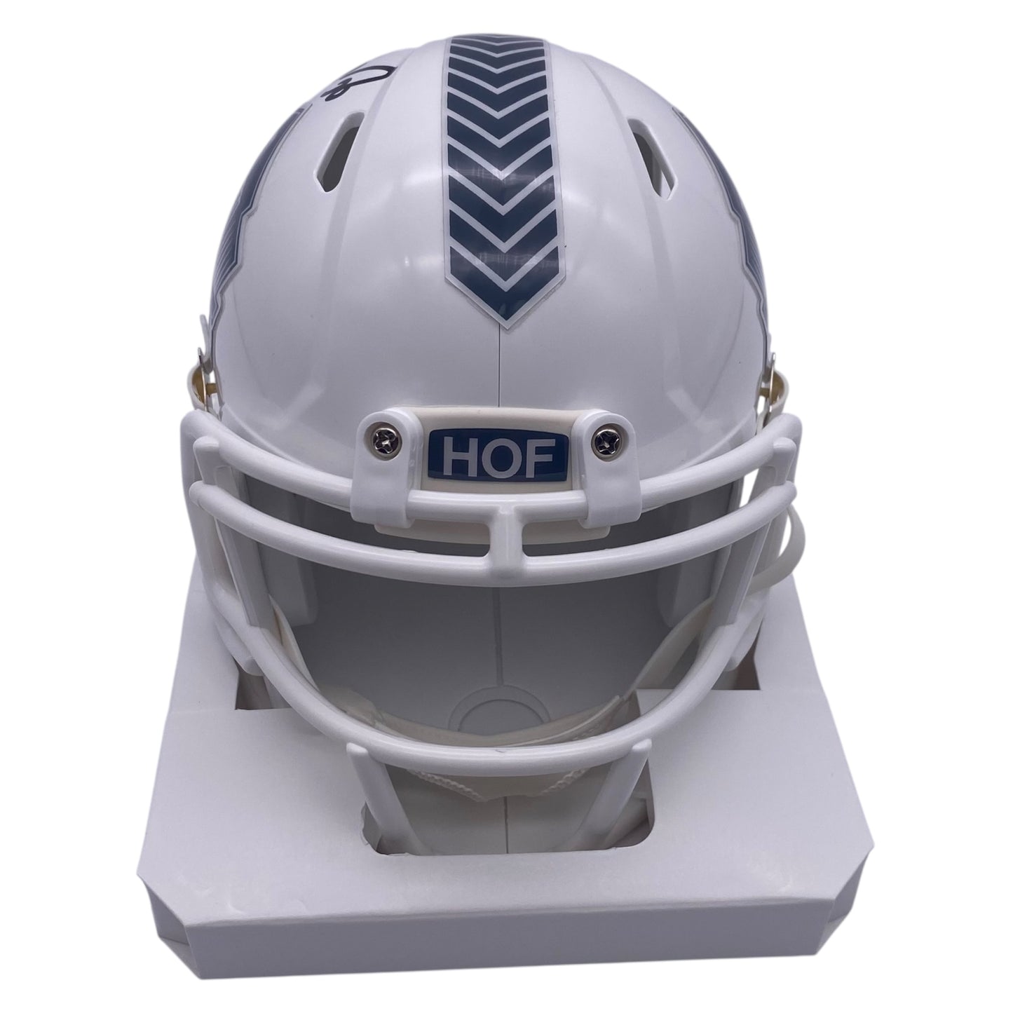 Ronde Barber Signed Tampa Bay Buccaneers Hall of Fame Salute To Service Alternate Speed Mini Helmet