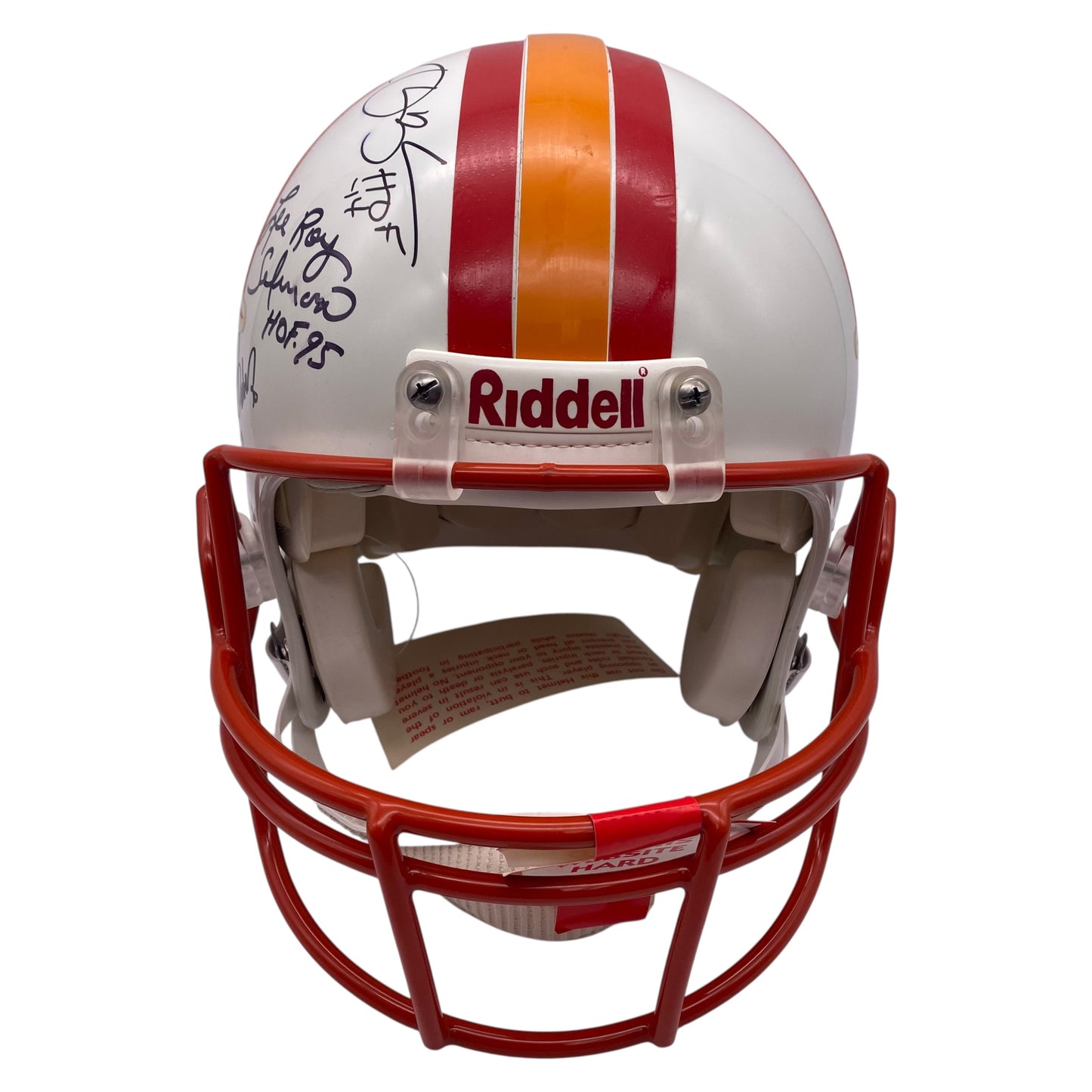 Tampa Bay Buccaneers Full Size Authentic Hall of Fame Legends Helmet - 5 Signatures