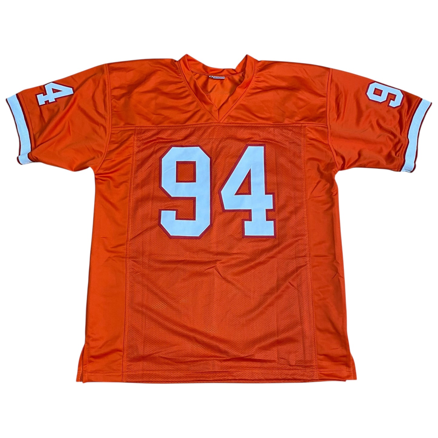 Calijah Kancey Signed #94 Stitched Jersey Tampa Bay Bucs Style Orange
