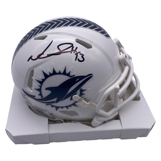 Ndamukong Suh Signed Miami Dolphins Salute to Service 2024 Alternate Speed Mini Helmet