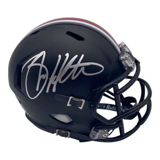 Brian Hartline Signed Ohio State Buckeyes Black Alternate Speed Mini Helmet
