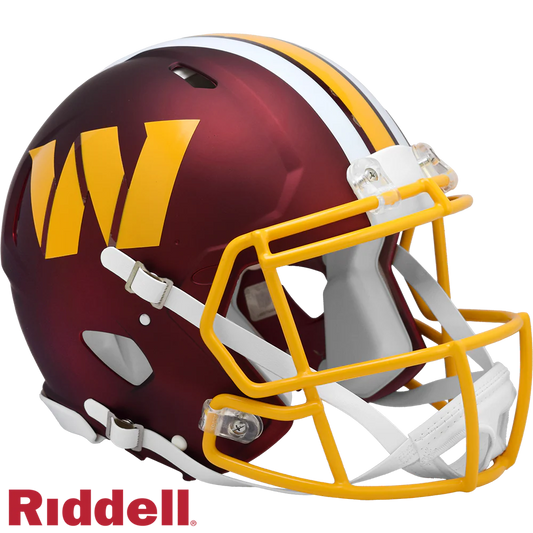 Jacory Croskey-Merritt Signed Washington Commanders 2025 On Field Alternate Speed Authentic Helmet