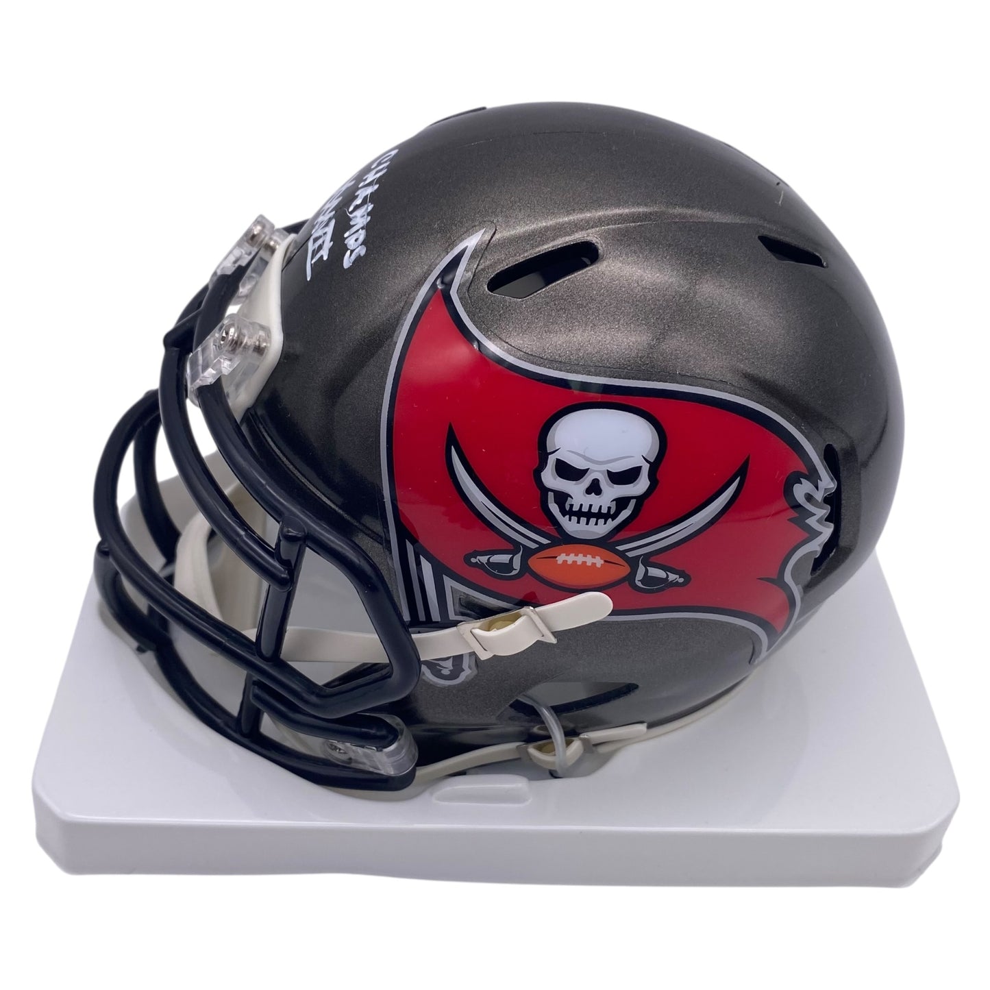 Shelton Quarles Signed Tampa Bay Buccaneers Mini Speed Football Helmet