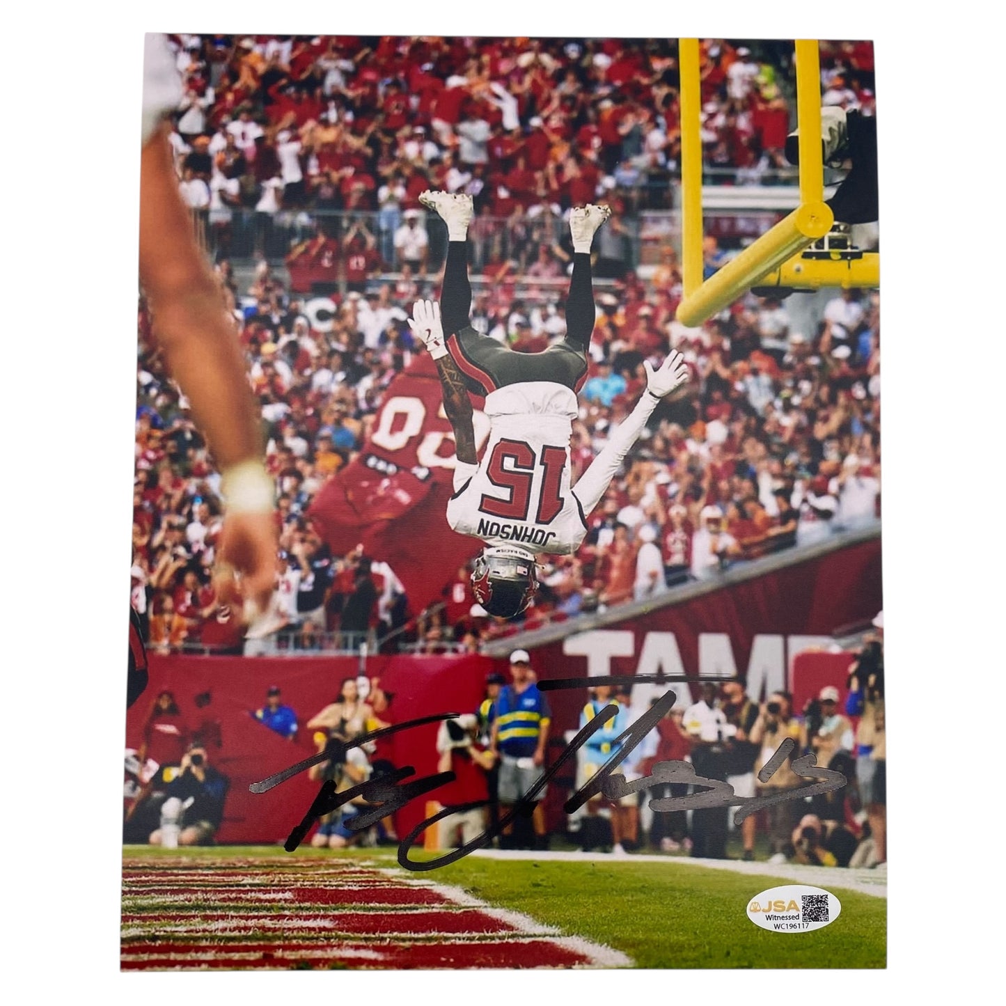 Tez Johnson Signed Tampa Bay Buccaneers 8x10 Photo