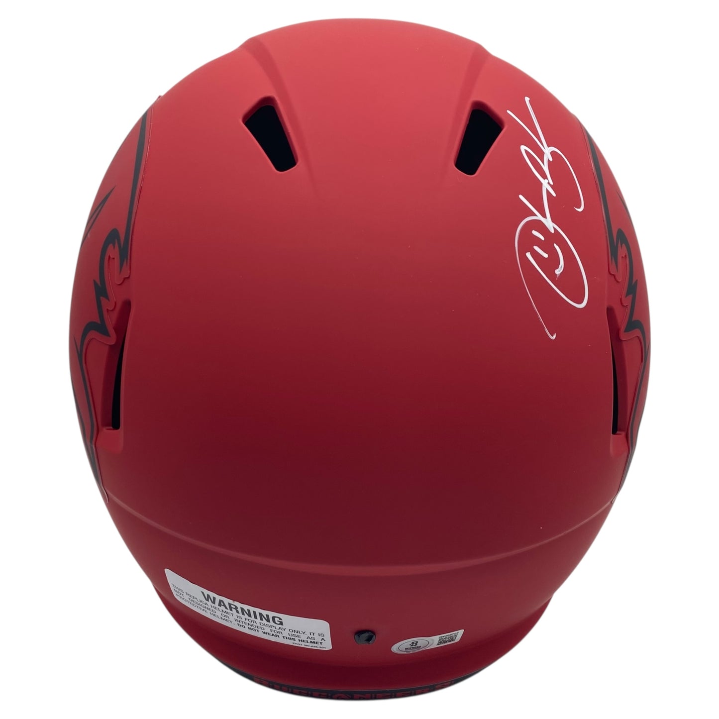 Derrick Brooks Signed Tampa Bay Buccaneers Rave Alternate Full Size Replica Helmet