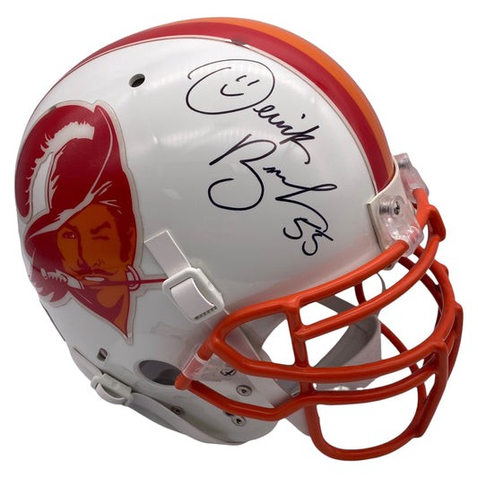 Derrick Brooks Tampa Bay Buccaneers Full Size Authentic On Field 76-96 Game Issue Style Helmet