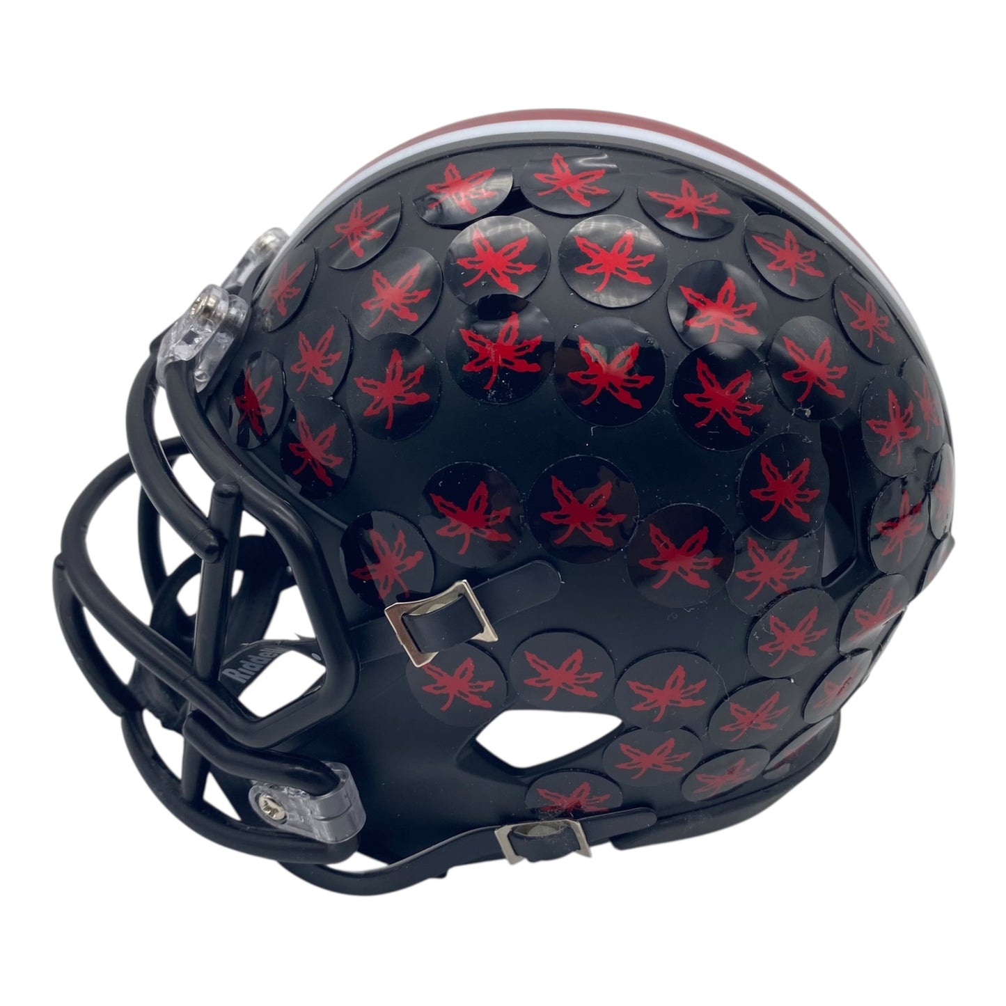 Brian Hartline Signed Ohio State Buckeyes Black Alternate Speed Mini Helmet