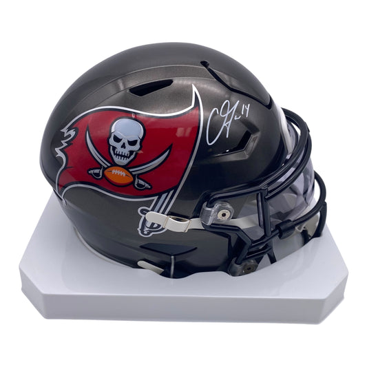 Chris Godwin Signed Tampa Bay Buccaneers MIDI Mid Size SpeedFlex Helmet