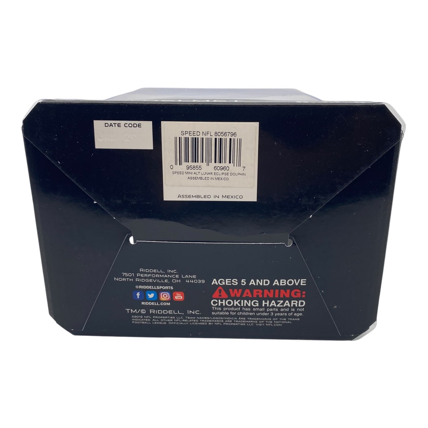 Brian Hartline Signed Miami Dolphins Lunar Eclipse Alternate Speed Mini Helmet