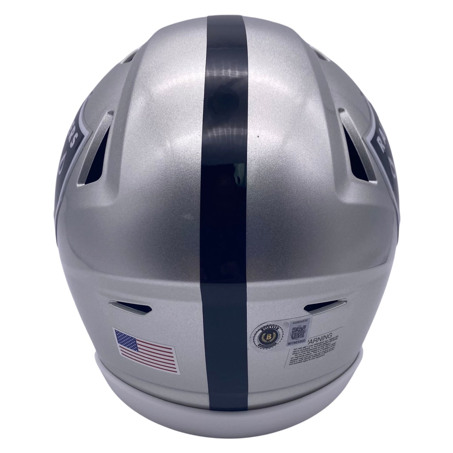 Brock Bowers Signed Las Vegas Raiders SpeedFlex MIDI Mid-Size Football Helmet