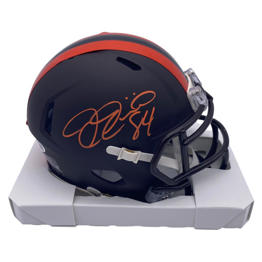 Joe Jurevicius Signed Cleveland Browns Brown Alternate Mini Helmet