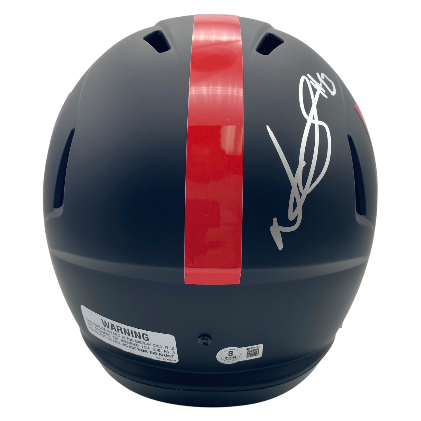 Ndamukong Suh Signed Nebraska Cornhuskers Black Alternate Speed Full Size Replica Helmet