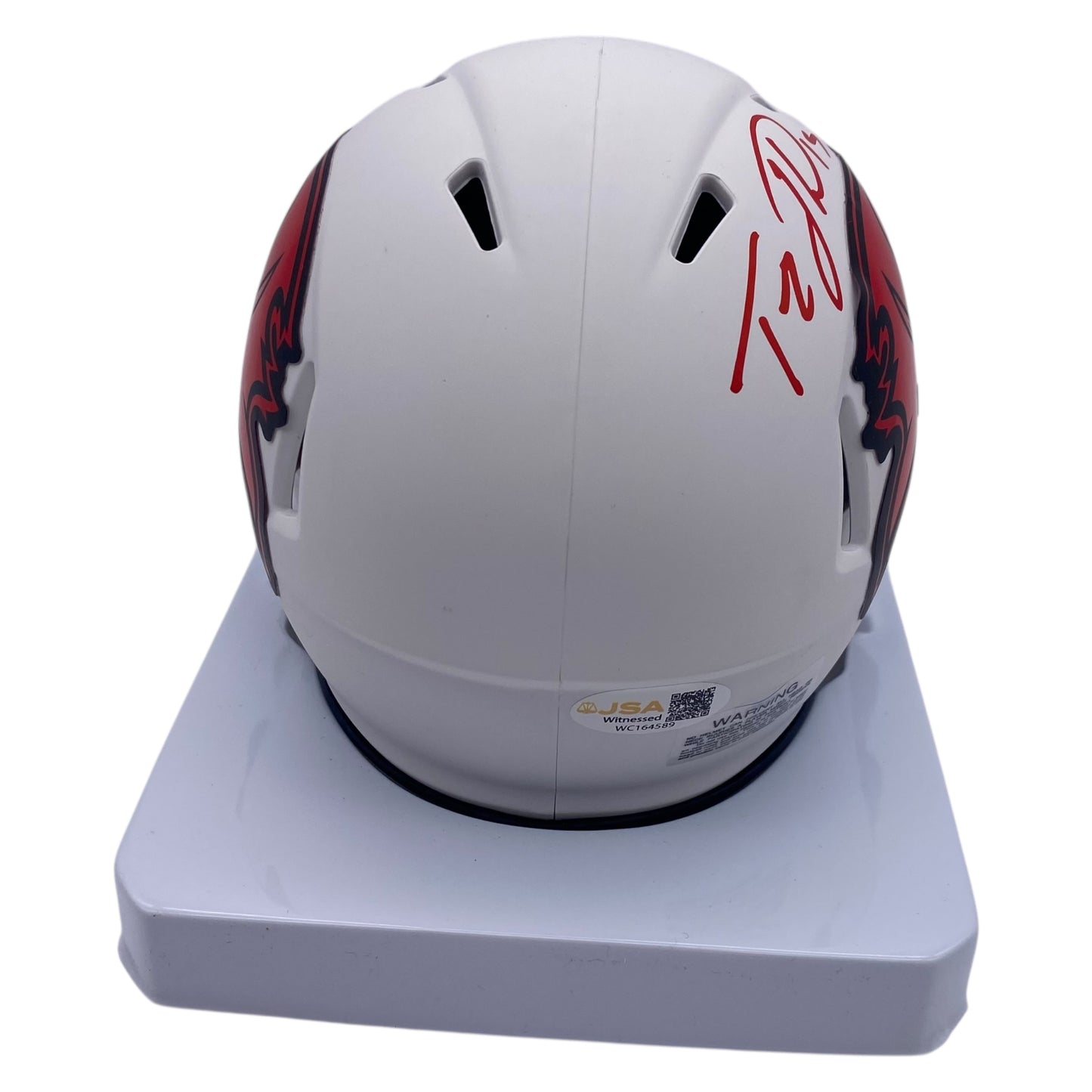 Tez Johnson Signed Tampa Bay Buccaneers Lunar Eclipse Alternate Mini Helmet