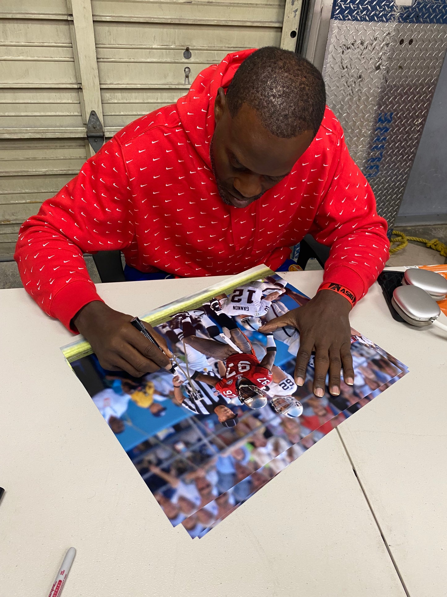 Simeon Rice Signed Tampa Bay Buccaneers 16x20 Photo