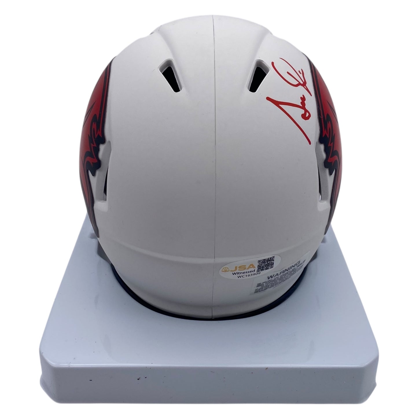 Simeon Rice Signed Tampa Bay Buccaneers Lunar Eclipse Alternate Mini Helmet