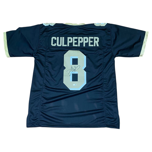 Daunte Culpepper signed Black #8 stitched jersey - UCF Knights QB