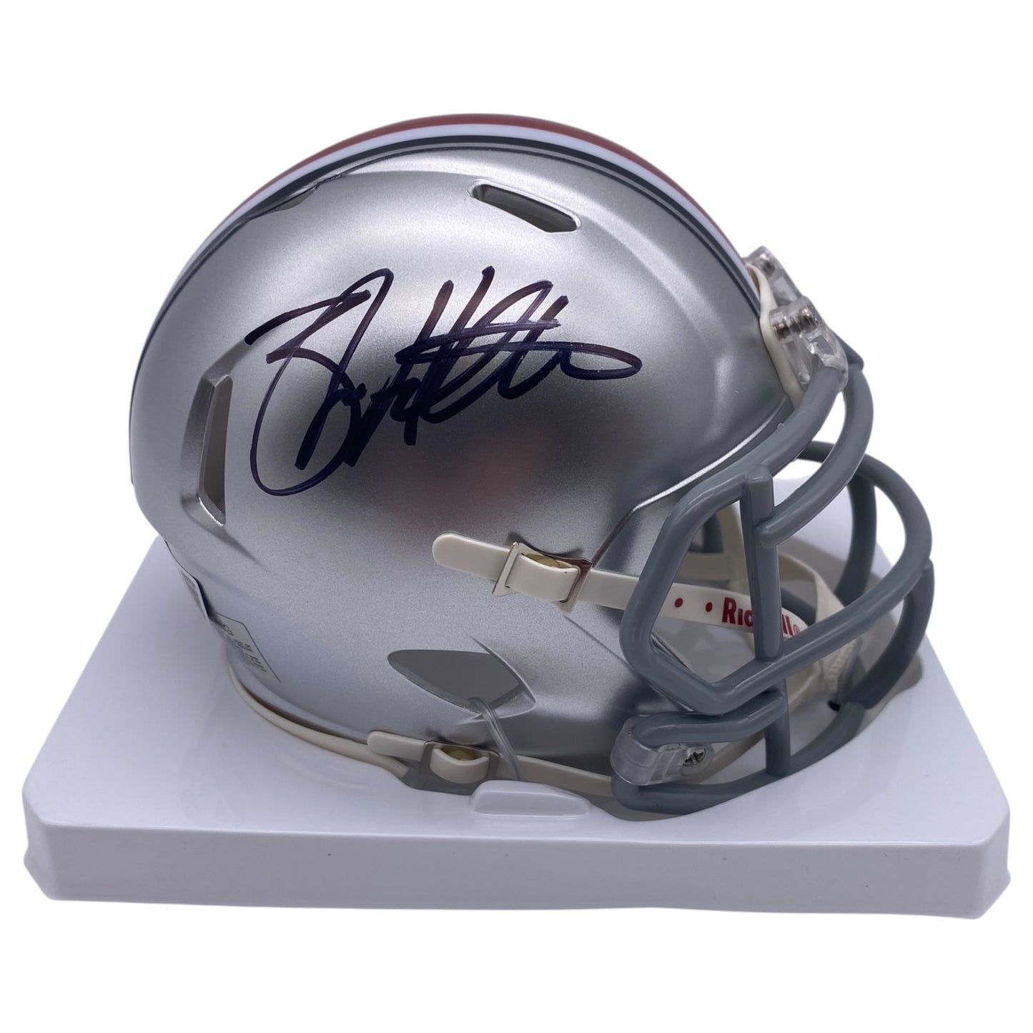 Brian Hartline Signed Ohio State Buckeyes Speed Mini Helmet