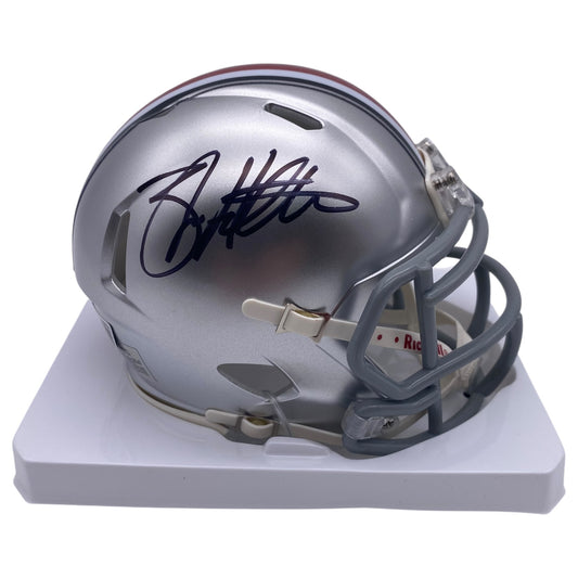 Brian Hartline Signed Ohio State Buckeyes Speed Mini Helmet